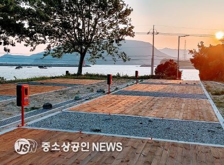 낭만 낭도 야영장 사진