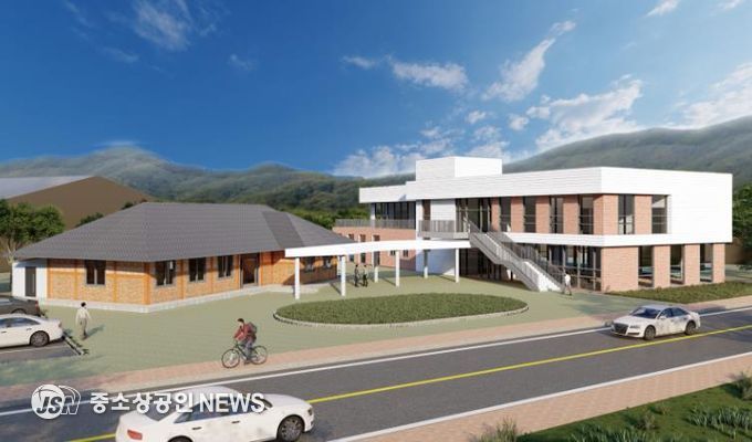 벌교 농공단지 청년문화센터 조감도