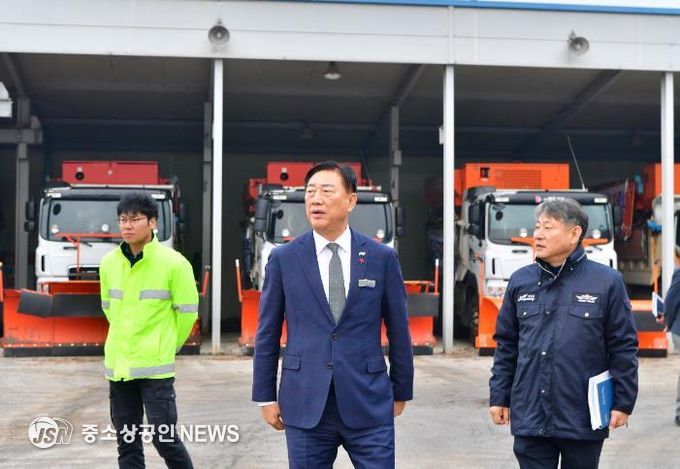 김한종 장성군수 “기습폭설 대비 철저”