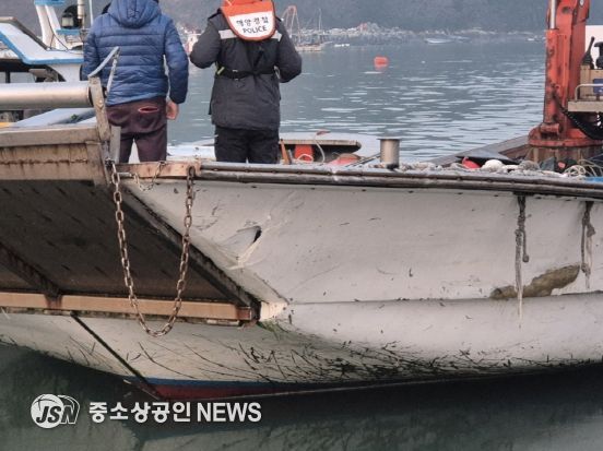 완도군 노화도 해상 선박 충돌 사고 발생...승선원 3명 모두 무사