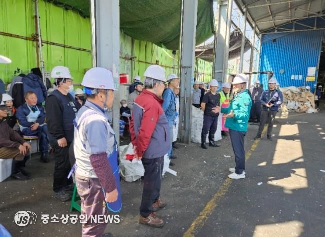 부산 사상구청장, 현업 사업장 찾아 현장소통
