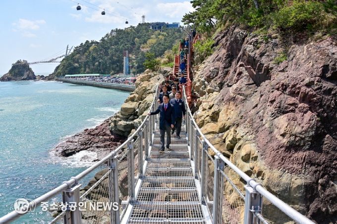부산 서구 송도 해안산책로 13일 재개통