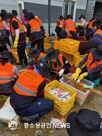 안 집중호우 피해 복구 지원