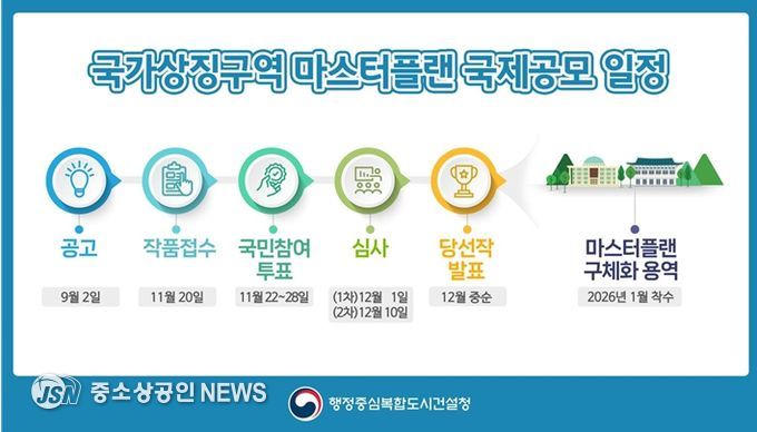 공모 추진 일정표