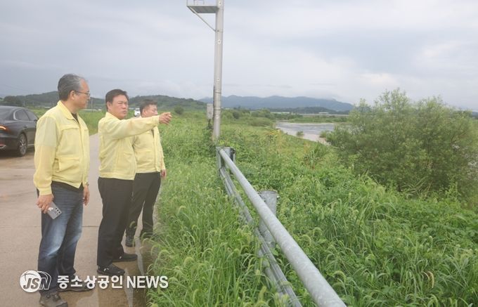 이학수 정읍시장, 침수 현장 점검…호우 피해 최소화 총력