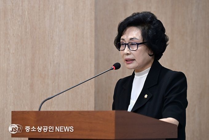 광주 서구의회 고경애 의원이 상임위원회에서 발언하고 있다. (광주 서구의회 제공)
