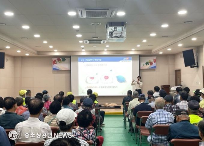 강진소방서, 군민 응급처치·소방안전교육으로 위기대처 능력 강화