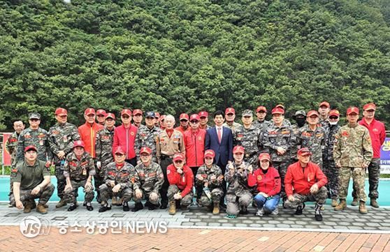 해병대 전우회 달서구지회, 월광수변공원 도원지 정화활동 실시