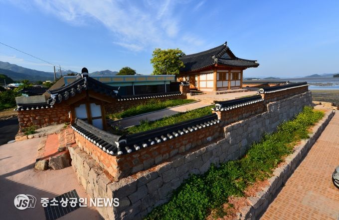 북평면 남창리 달량진성 해월루 일원 전경
