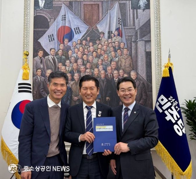 정청래 더불어민주당 당대표 면담 RE100 국가산단 조성 등 지역 현안 건의