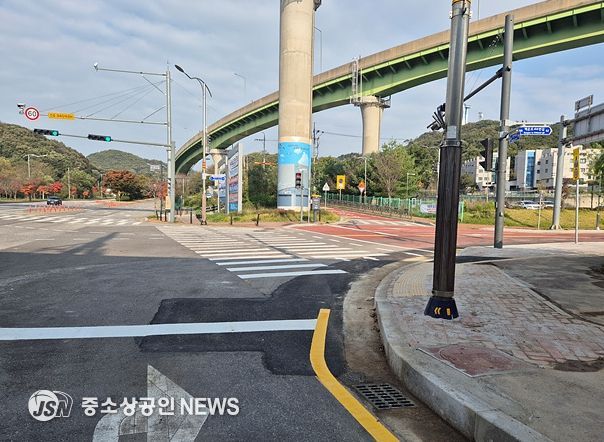 영종역 입구 진입로 개선