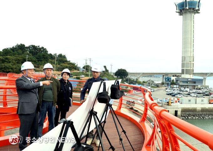 칠산타워 주변 관광자원 개발사업 현장 방문”