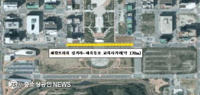 축제 기간 전면 통제 구간