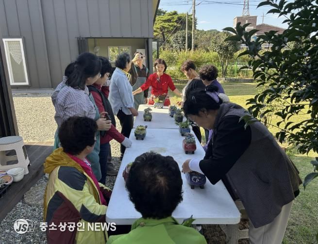 농촌자원 융복합 치유농업 프로그램 운영 사진