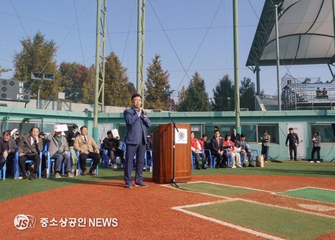 신상진 성남시장, ‘제21회 성남시장기 경기도 초중고 야구대회’ 개회식 참석