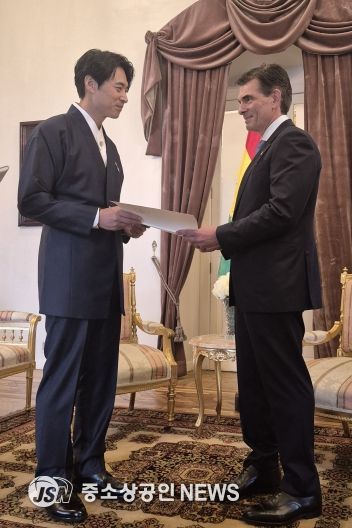 한-볼리비아 사진1(파스 대통령)