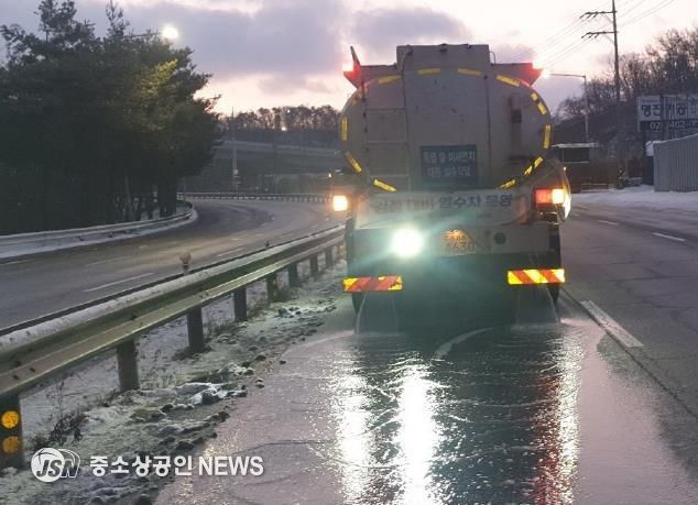 염수분사차량(제설)