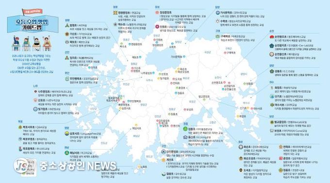 초등 수업 맛집 가이드맵