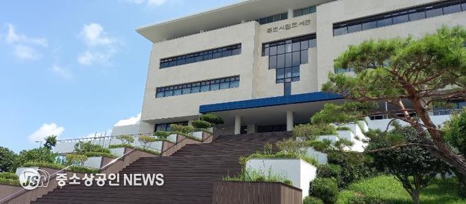 목포시립도서관 전경 사진