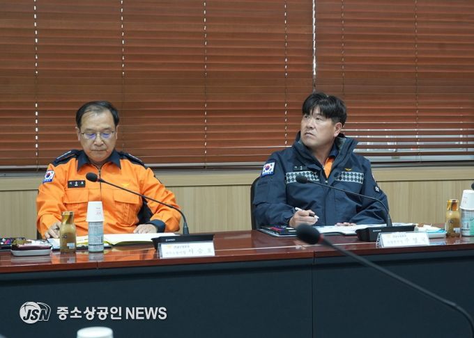 전남소방본부장, 한국동서발전 신호남건설추진본부 안전관리 지도