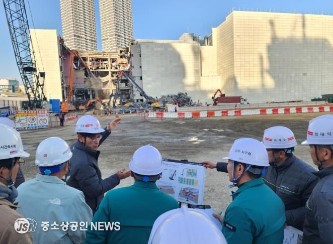 광주광역시서구, 건축물 해체공사장 긴급 점검 실시