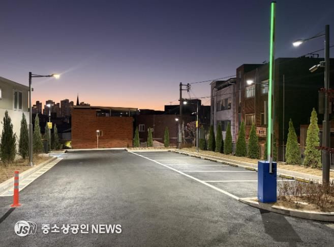 대구 서구,‘열차촌 공영주차장’ 야간 경관(후)