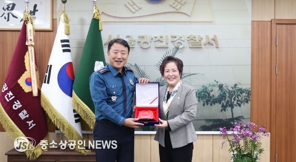 전은혜 의장, 광진경찰서 감사패 수상