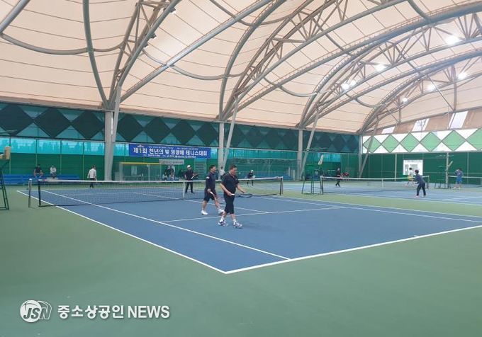 제2회 천년의 빛 영광 동호인 테니스대회 개최-24년 대회사진
