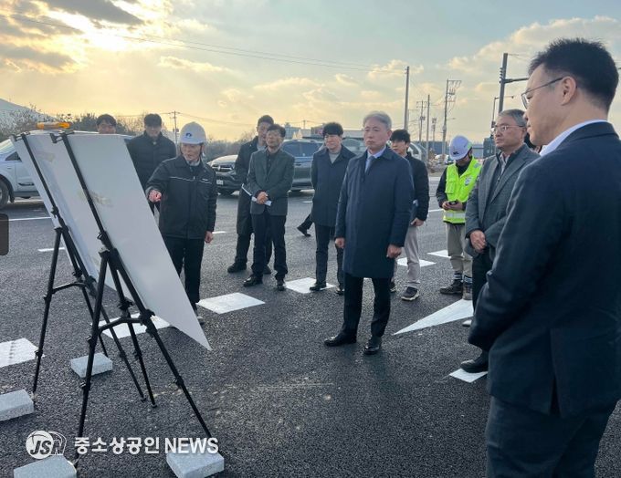 검단~드림로 간 광역도로’ 공사 현장 방문