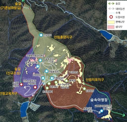 고흥군 현안사업, 국회의결로 2026년부터 시작됩니다 (2) - 국립 다도해 산림치유원 위치도