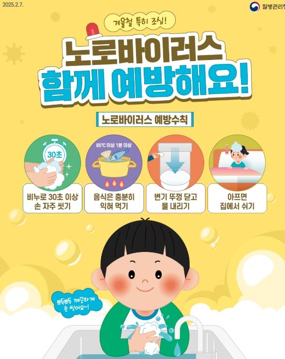 영광군, 노로바이러스 예방수칙