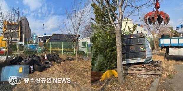 국동항 장기 방치 폐기물 처리