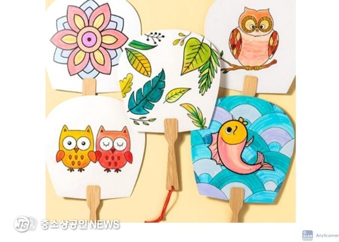 소속 교사들이 전문자격을 취득하여 만든 미술공예과정 샘플