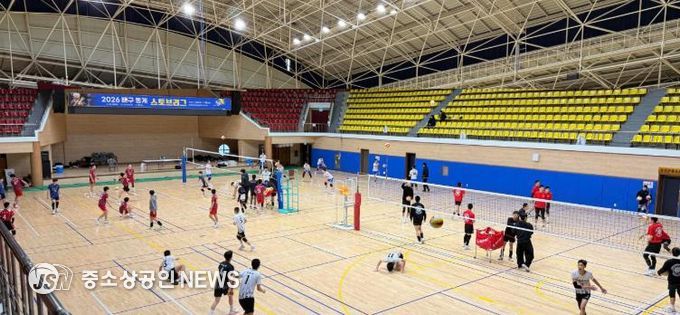 동계 축구, 배구 전지훈련 현장 모습