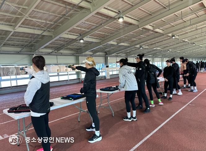 근대5종 국가대표팀 해남찾아 전지훈련 ‘구슬땀’